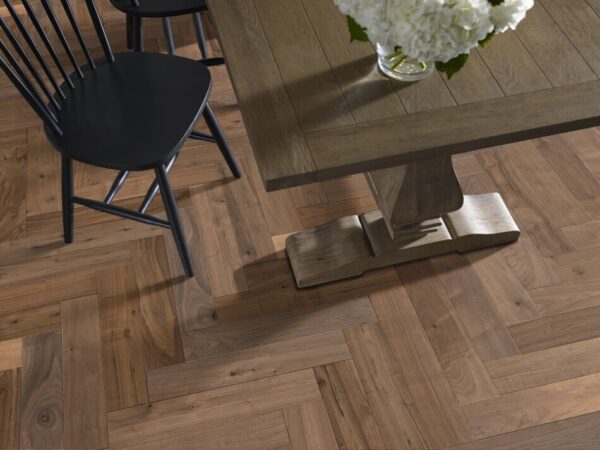 ANDERSON HARDWOOD REVIVAL WALNUT HERRINGBONE ERA 5 IN Room Scene