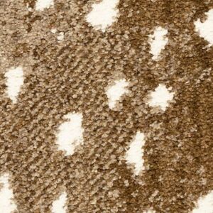 Karastan Savanna Antelope SmartStrand Silk Carpet Hearth Beige 20047