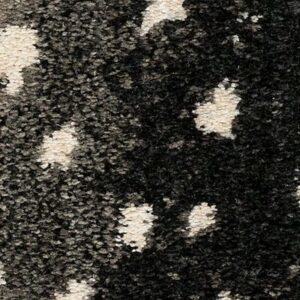 Karastan Savanna Antelope SmartStrand Silk Carpet Designer Black 90166