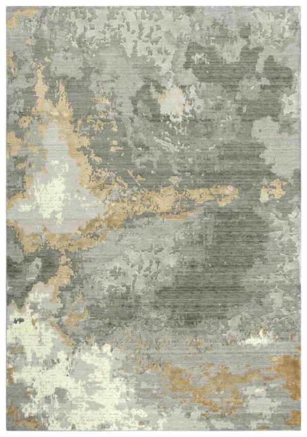 rizzyhome ARY101 Artistry Gray Ivory/Beige