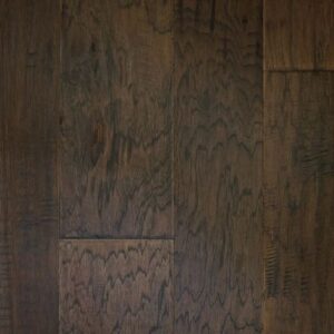 LM Flooring HWKT8 Hickory Engineered Charcoal Multi: 4", 5", 6 1/2"