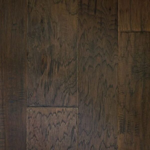 LM Flooring HWKT8 Hickory Engineered Charcoal Multi: 4", 5", 6 1/2"