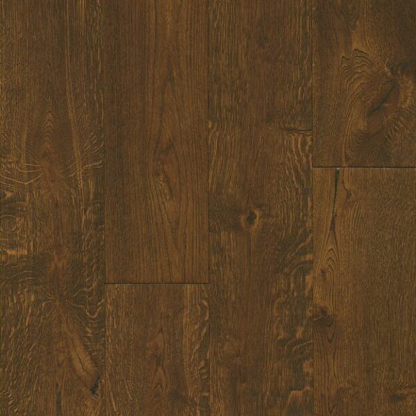 ...Hartco Timberbrushed 1/2" Oak- Engineered Hardwood Deep Etched Hampton Brown 7 1/2 in # EAKTB75L408