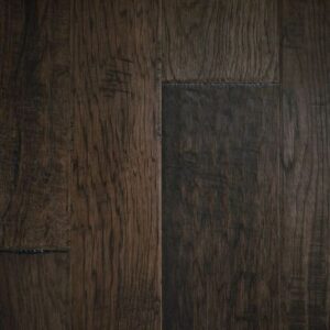 LM Flooring HWKF7 Hickory Engineered Pewter Multi: 4", 5", 6 1/2"